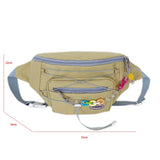 Colorful Chain Waist Bag Waterproof Nylon Fanny Pack