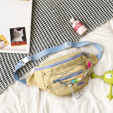 Colorful Chain Waist Bag Waterproof Nylon Fanny Pack