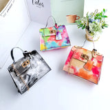 Colorful Cloud Handbag Small Square Bag Women Shoulder Bags All-match Hot