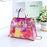 Colorful Cloud Handbag Small Square Bag Women Shoulder Bags All-match Hot