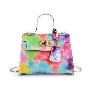 Colorful Cloud Handbag Small Square Bag Women Shoulder Bags All-match Hot
