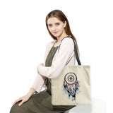 Colorful Dream Catcher Print Tote Bag Ladies Shoulder Bags