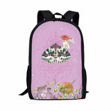 Colorful Flower Butterfly Girls School Bags Large Capacity Mochila Femenina