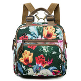 Colorful Flower Baby Diaper Bags Travel Maternity Bag Backpack Nappy Bag