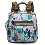 Colorful Flower Baby Diaper Bags Travel Maternity Bag Backpack Nappy Bag