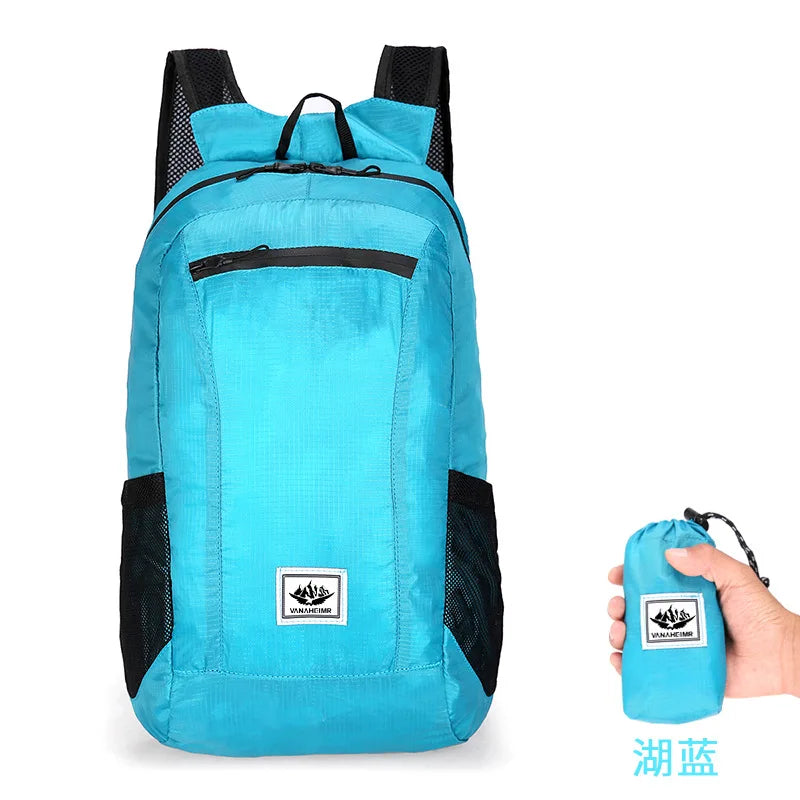 Colorful Folding Backpack Men Women Waterproof Outdoor Travel Bag