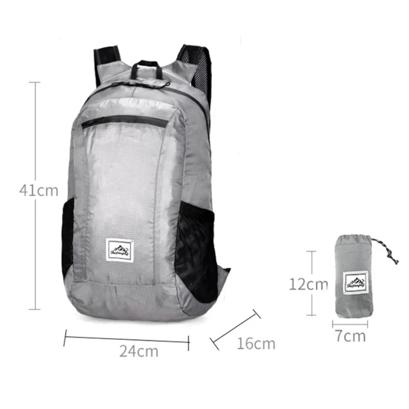 Colorful Folding Backpack Men Women Waterproof Outdoor Travel Bag