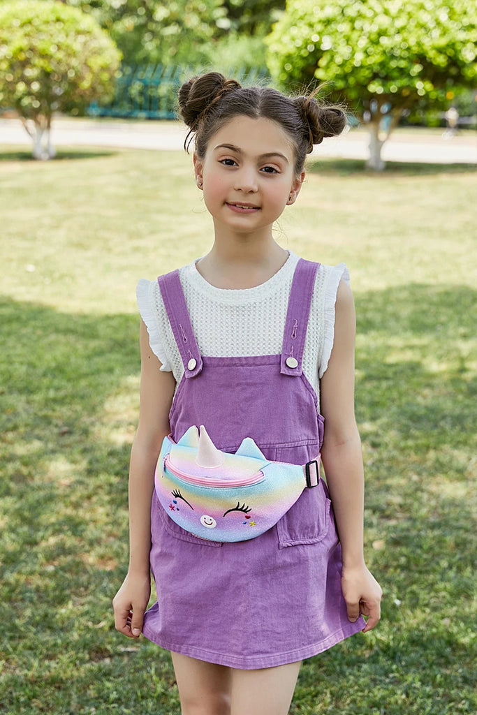 Girls Unicorn Waist Pack Fanny Pack Crossbody Bag Shoulder Bag