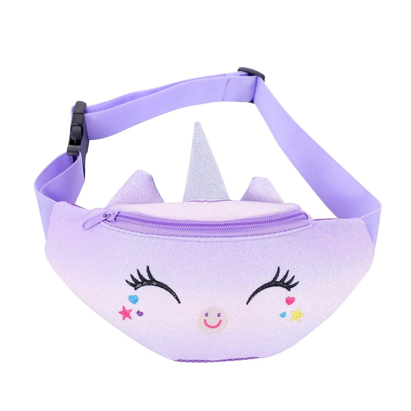 Girls Unicorn Waist Pack Fanny Pack Crossbody Bag Shoulder Bag