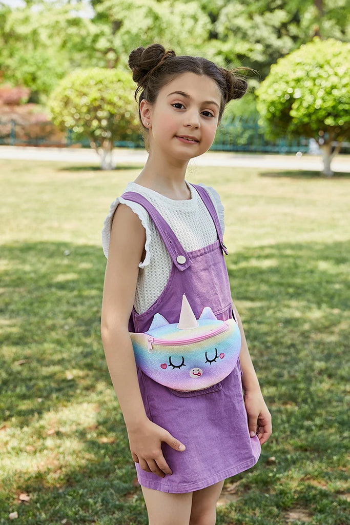 Girls Unicorn Waist Pack Fanny Pack Crossbody Bag Shoulder Bag