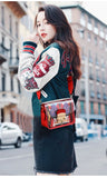 Colorful Graffiti Transparent Shoulder Bags PVC Jelly Bag