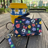 Colorful Journey Cotton Lanyard Wallet for Women