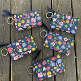 Colorful Journey Cotton Lanyard Wallet for Women