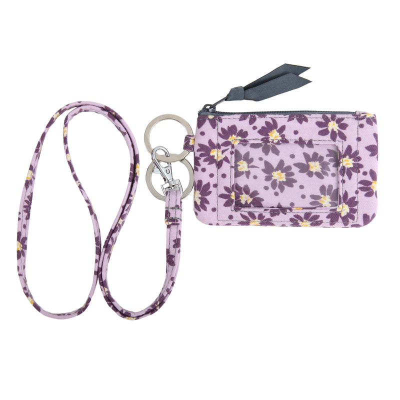 Colorful Journey Cotton Lanyard Wallet for Women