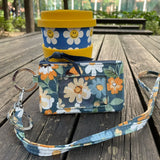 Colorful Journey Cotton Lanyard Wallet for Women