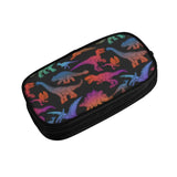 Colorful Jurassic Animals Pattern Pen Box Student School Anime Zipper Pen Bag