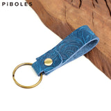 Colorful Key Wallet Keyring Leather Smart Key Holder Collector