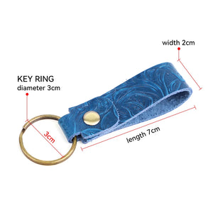 Colorful Key Wallet Keyring Leather Smart Key Holder Collector