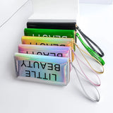 Colorful Laser Letters Wallets for Women PU Standard Wallet