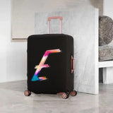 Colorful Letters Luggage Cover Elastic Dust Cover Anti-scratch