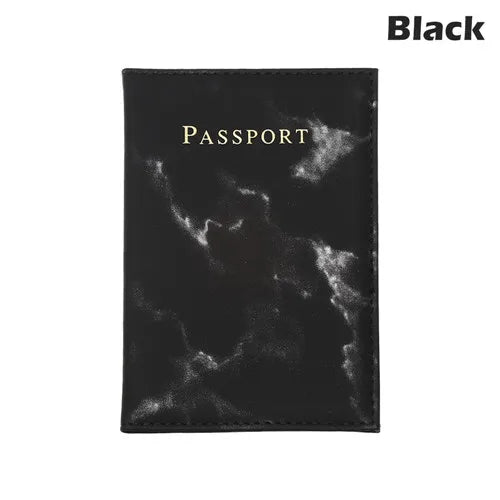 Colorful Marble Passport Cover Waterproof Case Holder Travel Cover