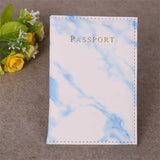 Colorful Marble Style Passport Cover Waterproof Passport Holder Travel