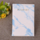 Colorful Marble Style Passport Cover Waterproof Passport Holder Travel Cover