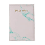 Colorful Marble Style Passport Cover Waterproof Passport Holder Travel Cover