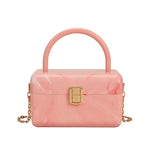Colorful Pattern Small Women Square Bags Candy Portable Shoulder Messenger Bag