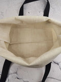 Leopard Printed Linen Bag Retro Casual Shopping Bag