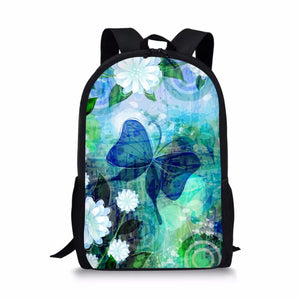 Colorful Butterfly School Bag for Junior Student Kids