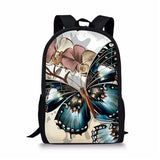 Colorful Butterfly School Bag for Junior Student Kids