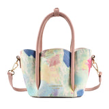 Colorful Print Bucket Bag for Women Large Capacity Shoulder Totes