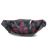 Printed Waist Bag Pillow-shaped Women's Pockets Hip Belt Bag