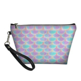 Colorful Scales Print Makeup Bag Toiletries Organizer
