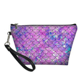 Colorful Scales Print Makeup Bag Toiletries Organizer