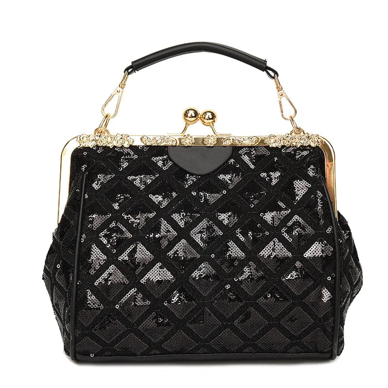 Colorful Sequins Party Clutch Crossbody Bag Totes Shoulder Bag