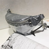 Colorful Unisex Casual Waist Packs Fanny Pack Belt Zipper Pouch
