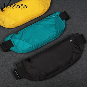 Colorful Waterproof Waist Bum Bag Running Belt Pouch Zipper