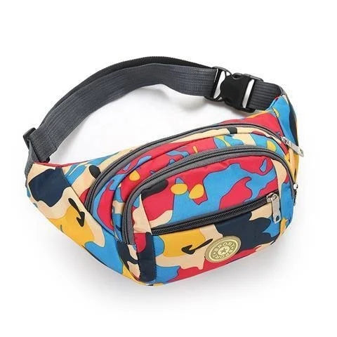 Colorful Waterproof Waist Bag for Travel