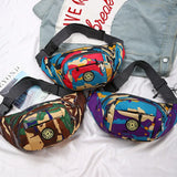 Colorful Waterproof Waist Bag for Travel and Outdoor Activities