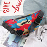Colorful Waterproof Waist Bag for Travel