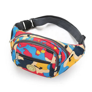 Colorful Waterproof Waist Bag for Travel and Outdoor Activities
