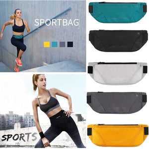 Colorful Waist Bag Waterproof Bum Bag Running Belt Pouch Zip Fanny Pack