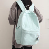 Waterproof Nylon Backpack Women Casual School Bag Shoulder Bag