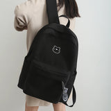 Waterproof Nylon Backpack Women Casual School Bag Shoulder Bag