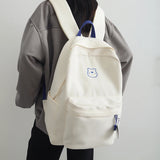 Waterproof Nylon Backpack Women Casual School Bag Shoulder Bag