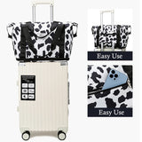 Colorful Women Handbag Nylon Luggage Bags Large Capacity Print Hand Luggage
