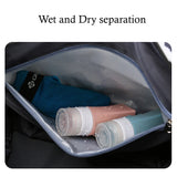 Colorful Women Handbag Nylon Luggage Bags Large Capacity Print Hand Luggage