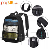 Columbi Camp Champs Backpack Large Capacity Vintage Bag